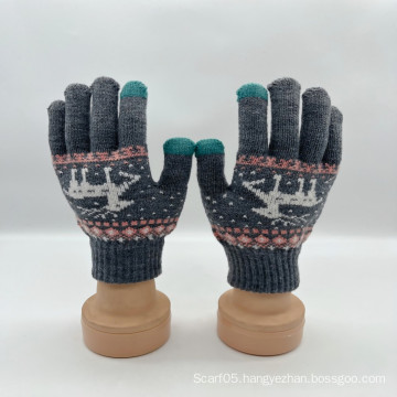 fast supply touch screen knitted gloves in stock